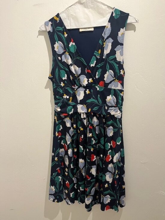 Dresses & Skirts - Sleeveless Floral Faux Wrap-dress